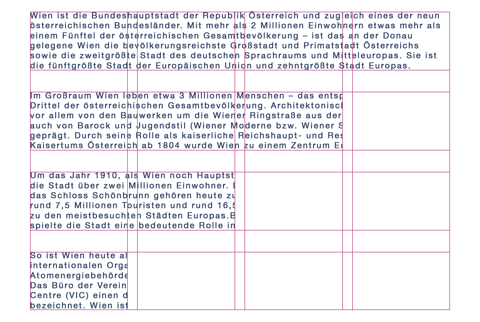 Typografisches Raster