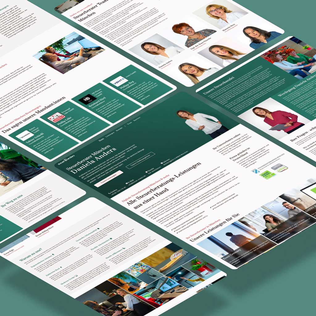 Projekt Steuer Anders - Webdesign und Programmierung in München