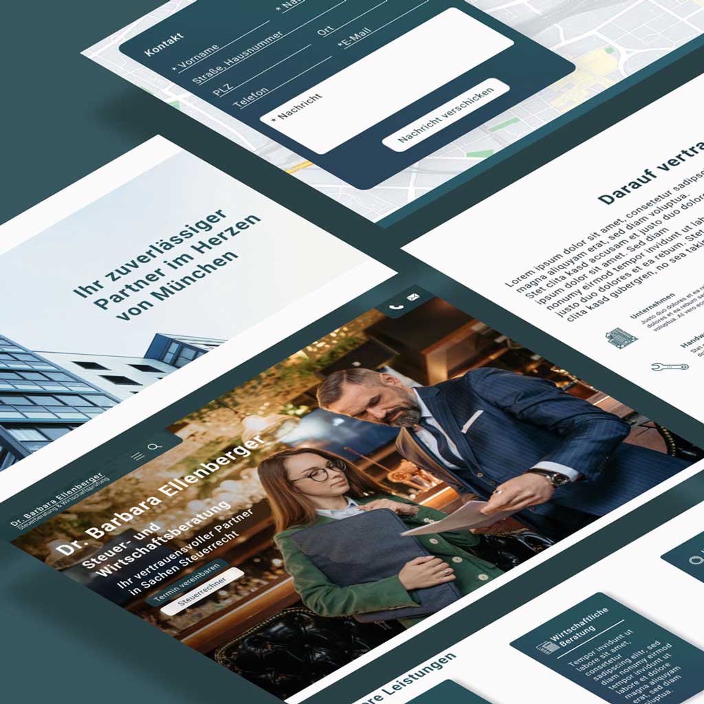 Web Konzeption für einen Steuerberater